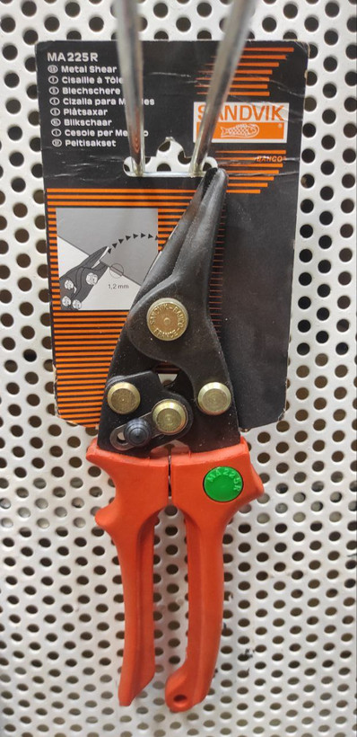 قیچی ورقبر راست بر باهکو سندویک Bahco MA225R – SANDVIK فرانسه