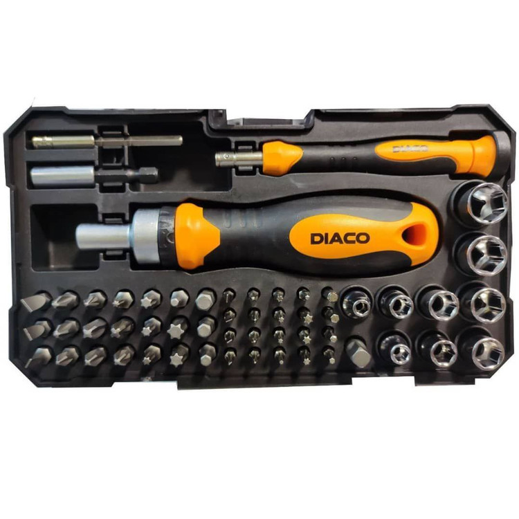 ست نوک پیچ گوشتی و بکس 56 پارچه دیاکو DIACO