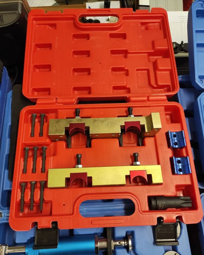 ابزار تعویض تسمه تایم بنز BENZ متور M133 , M270 , M274 ال کا تولز LK کد:A2195
