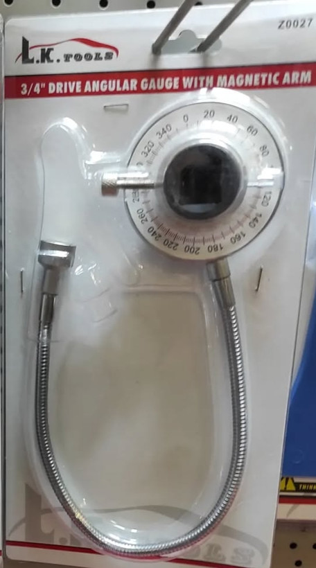 زاویه سنج ترکمتر مگنتی ۳/۴ درایو برند ال کا تولز LK کد:Z0027