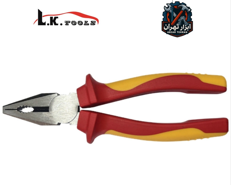 انبر دست عایق ۱۰۰۰ ولت ۸ اینچی کروم وانادیوم VDE برند ال کا LK کد:A9073