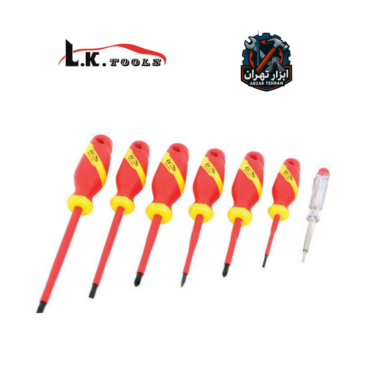 سری ۷ عددی پیچ گوشتی ۱۰۰۰ ولت برند ال کا LK کد:D0182