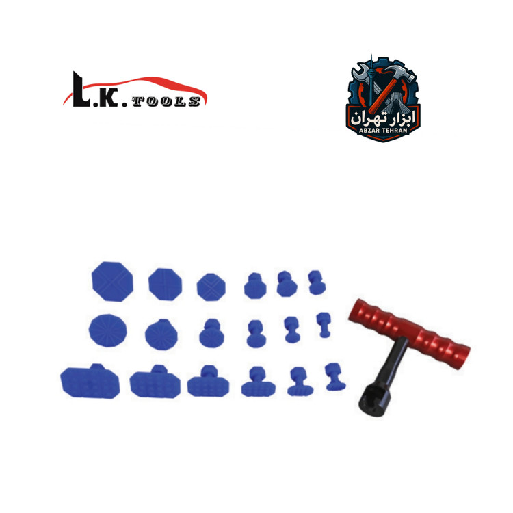 مکش دستی و سری چسبونک ۱۹ پارچه برند ال کا LK کد:H2195