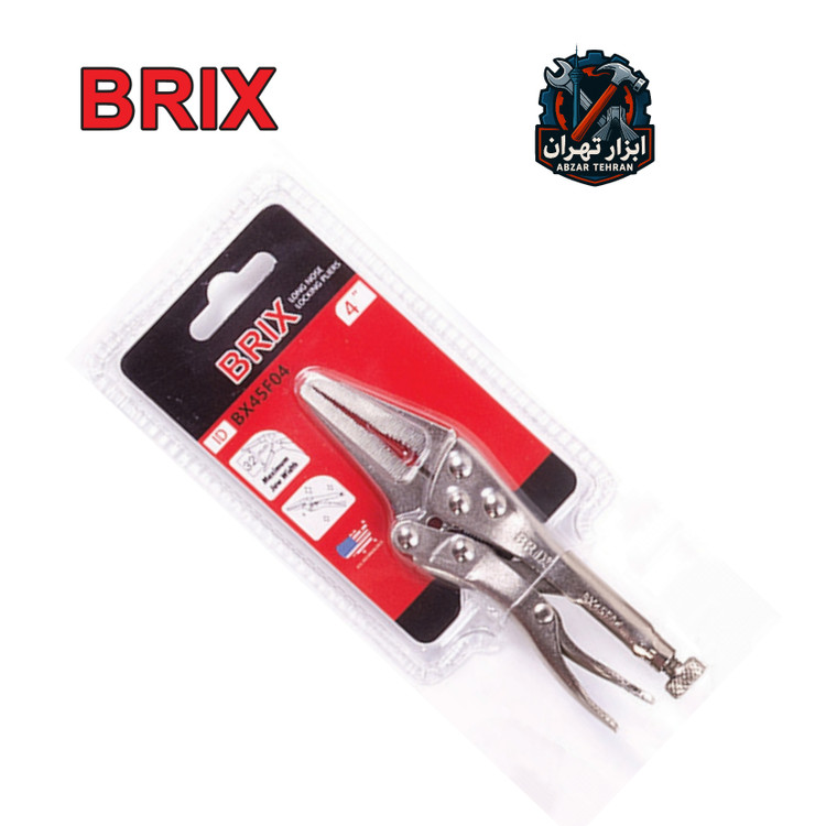 دمباریک قفلی ۴ اینچی برند بریکس BRIX کد:BX45F04