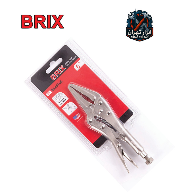 دمباریک قفلی 6 اینچی برند بریکس BRIX کد:BX45F06