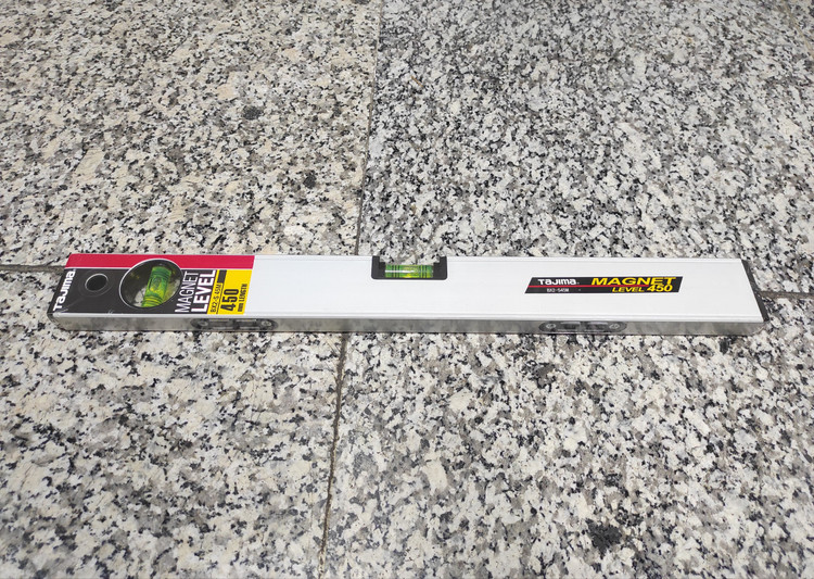 تراز دو آب مگنت دار برند تاجیما TAJIMA کد:BX2-S45M سایز 450 میلیمتر