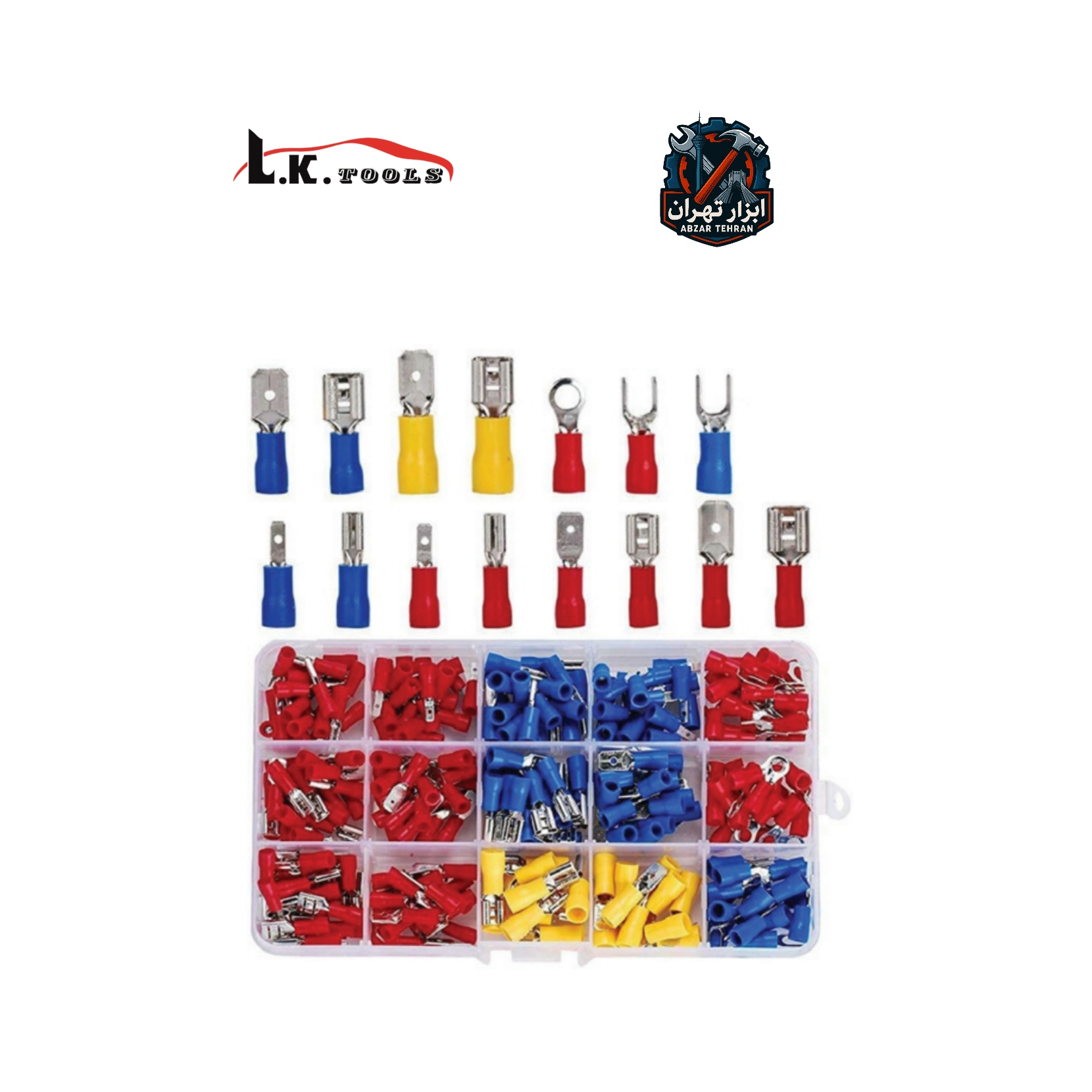 کیت ۲۸۰ عددی فیش و اتصال برند ال کا LK کد:Z5572
