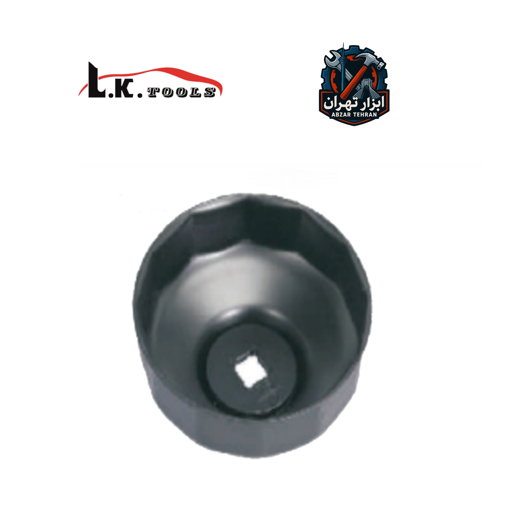 فیلتر روغن کاسه ای 76 میلی‌متر 12 پر برند ال کا LK کد:A5026M004